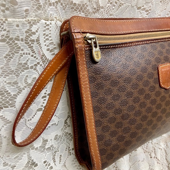 Celine, Brown Mono 2-way Clutch ,Crossbody Handbag - Picture 5 of 11